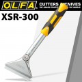 OLFA HEAVY DUTY SCRAPER 300MM WITH 0.8MM BLADE AND SAFETY BLADE COVER